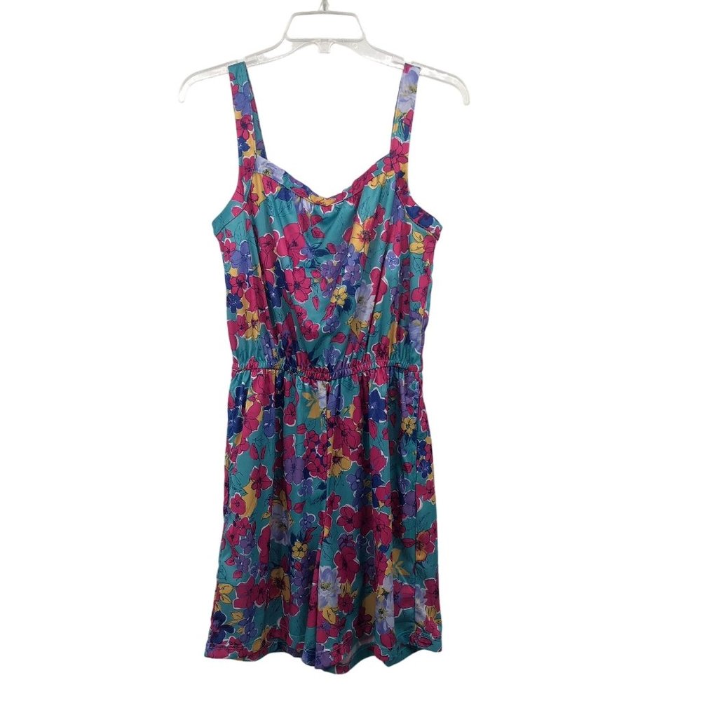 Vintage CW Classics Shorts Romper Womens Med Used Floral